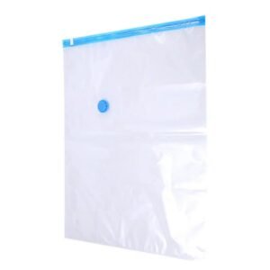 Transparent Vacuum Storage Bags for Luggage (70x50 cm) - Space Saving Travel