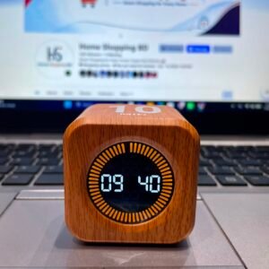 Wooden Pomodoro Cube Timer BD – 3 Months Warranty