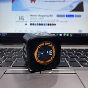 Black Productivity Cube Timer – Boost Focus & Deep Work
