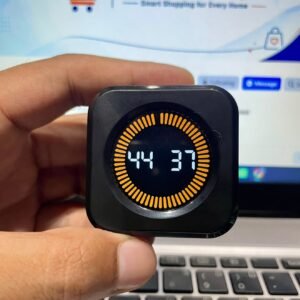 Black Productivity Cube Timer – Boost Focus & Deep Work