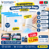Transparent Vacuum Storage Bags Combo with Electric Pump